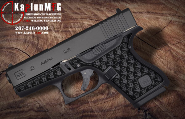 Glock 43 Laser Stippling Pattern T16